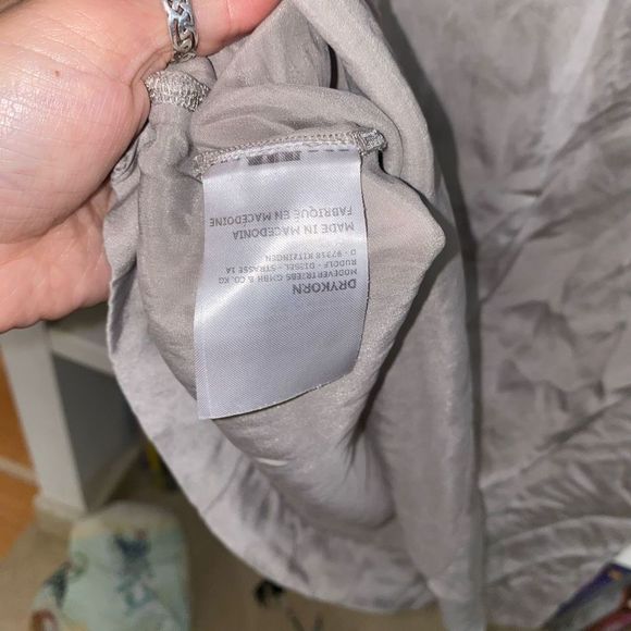 Drykorn for Beautiful People 100% Silk Beige Nude Tank Blouse Size US Medium - Picture 5 of 10